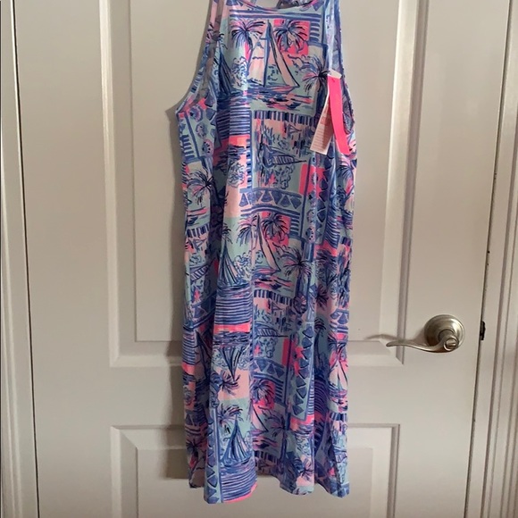 NWT Lilly Pulitzer Margot Dress Whisper Blue - Picture 4 of 5